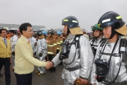 김정렬 차관, 항공기 사고 가정한 안전한국훈련 주재