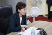 김현미장관, 서울 잠실 광역 환승센터를 방문 점검