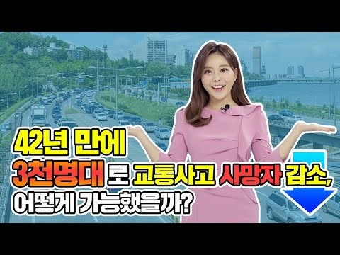 새롭게 바뀐 교통법을 아시나요 교통사고 사망자 감소!