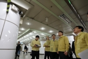 김경욱 2차관, 15일 사당역 찾아 미세먼지 대응 실태점검 ‘계절관리제’ 시행 앞서 합동 모의훈련 실시