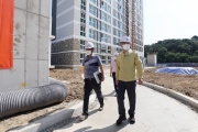 국토부 1차관 건설현장 방역실태 점검