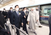 국토부 제2차관, 진접선 철도건설사업 개통식