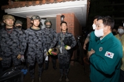 원희룡 장관, 태풍 피해 현장 방문