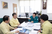 도로철도 호우 피해현황 점검 및 철도물류시설 현장 점검