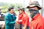 경북 예천 산사태 피해지역 방문