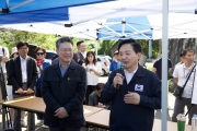 강원 서부권 교통망 점검 현장방문
