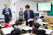 박상우 장관, 늘봄학교 재능기부 일일강사 참여