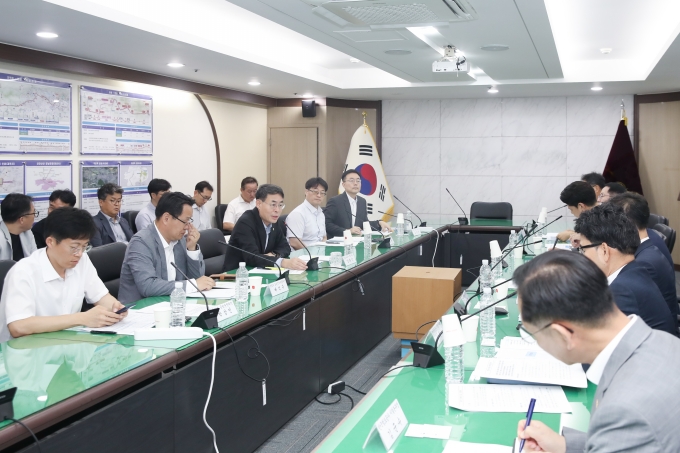 건설 안전사고 관련 대책회의 - 포토이미지