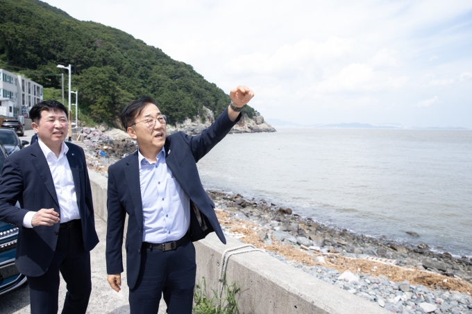 가덕도신공항 현장점검 - 포토이미지