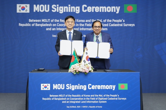 2025 K-GEO 페스타(ASM 살레 아흐메드 방글라데시 토지부 차관) - 포토이미지