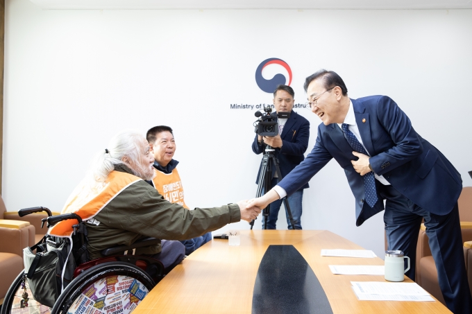 전국장애인차별철폐연대 대표단 면담 - 포토이미지