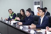 홍지선 제2차관 풍수해 대응을 위해 대산-당진 간 고속도로 건설현장 점검