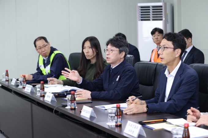 홍지선 제2차관 풍수해 대응을 위해 대산-당진 간 고속도로 건설현장 점검 - 포토이미지