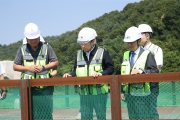 홍지선 제2차관 장항선 철도건설 현장 안전점검