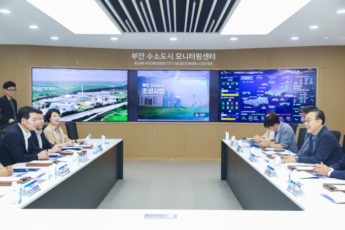 김윤덕 장관 부안군 수소도시 사업 현장 방문 - 포토이미지
