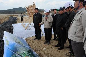 제10차 4대강 현장점검회의 (한강살리기 5공구 현장점검)