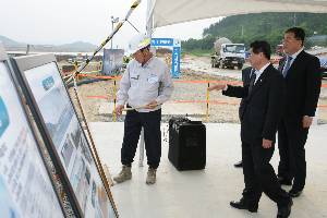 낙동강 함안보 현장 시찰