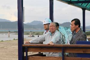 제20차 4대강 살리기 현장점검( 영산강 죽산보,승촌보 사업현장)
