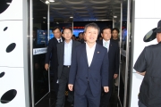 부산-거제 해저터널 연결도로 홍보전시관 시찰