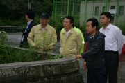 서울~춘천민자고속도로 수해현장 순시