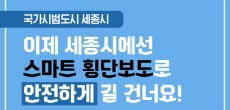 [카드뉴스] 이제 세종시에선 스마트 횡단보도로 안전하게 길 건너요!