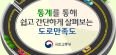 [카드뉴스] 통계를 통해 쉽고 간단하게 살펴보는 도로만족도