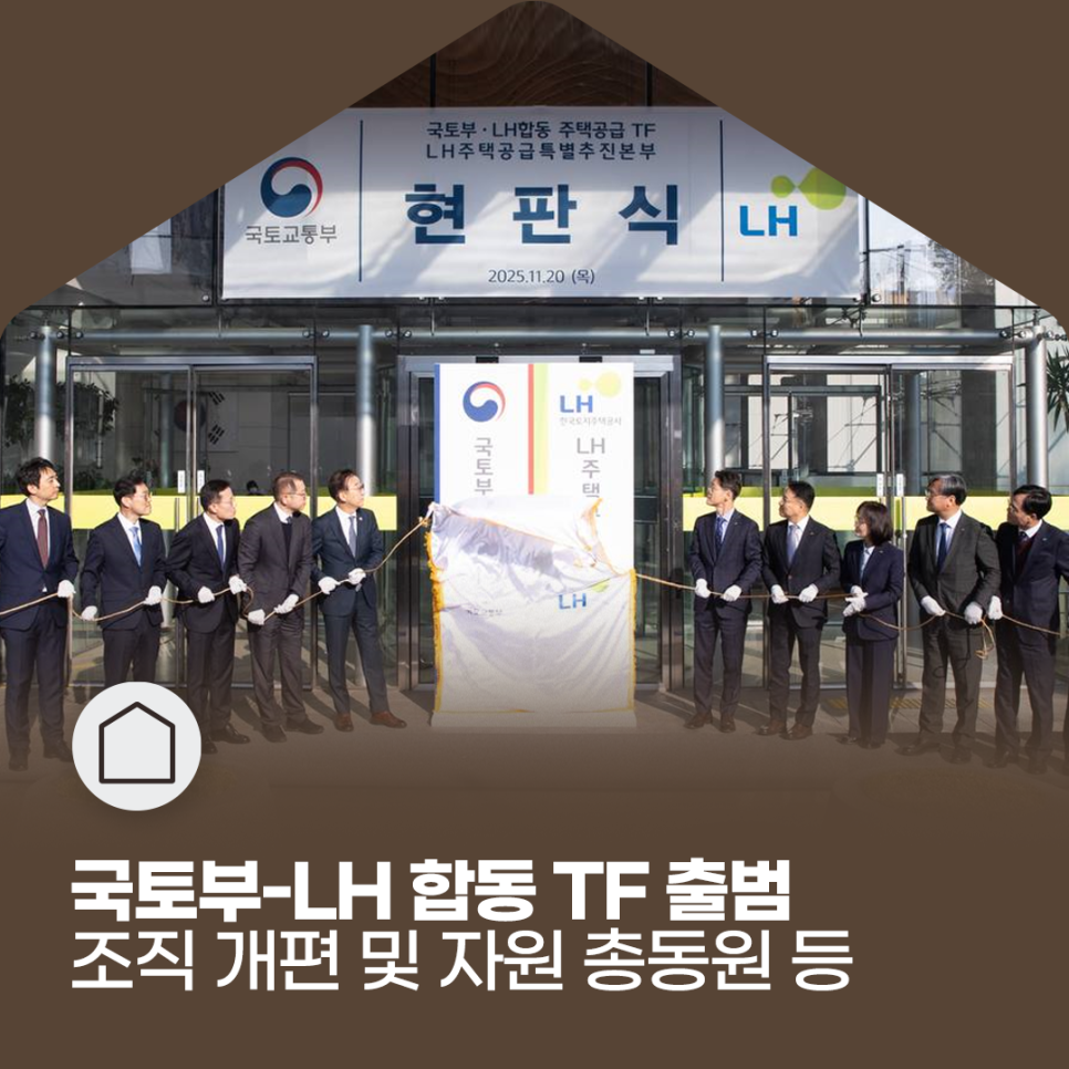 국토부-LH 합동 TF 출범
조직 개편 및 자원 총동원 등